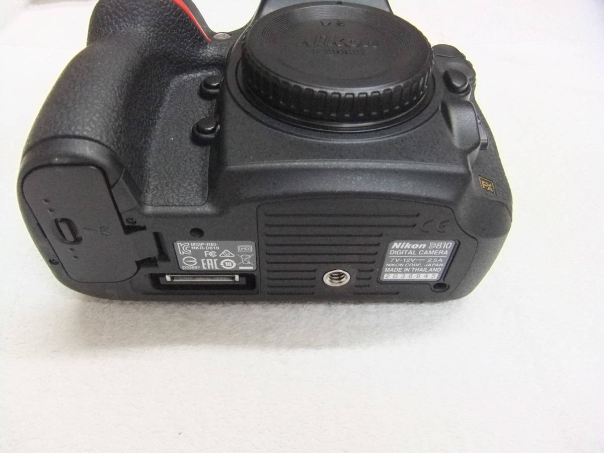 NIKON ニコン D810 ボディ 3635万画素 SDHC16GB付 | www