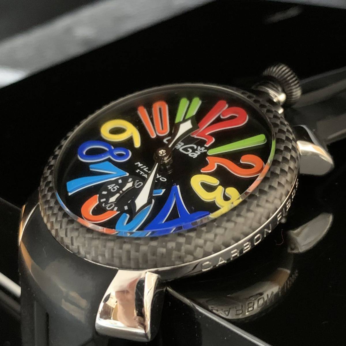 GAGAMILANO ガガミラノ マヌアーレ 48mm マルチ カーボンケース腕時計