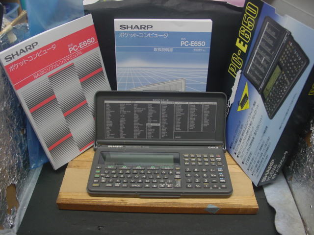  unused new old goods sharp pocket computer PC-E650 same type thing great number guarantee have minute. 1 pcs exhibition 