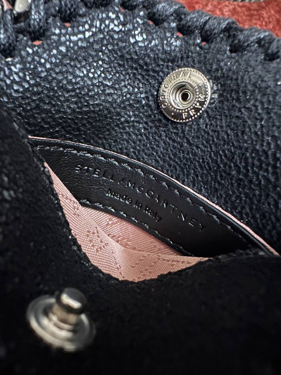 定価5,3万円 STELLA MCCARTNEY ステラマッカートニー FALABELLA ファラベラ マイクロ トート ショルダーバッグ チェーン BLACK