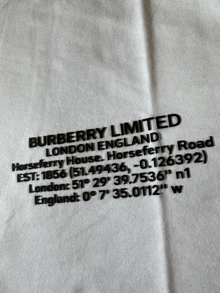 定価6 3万円 BURBERRY バーバリー ロゴ Tシャツ クルーネック コットン