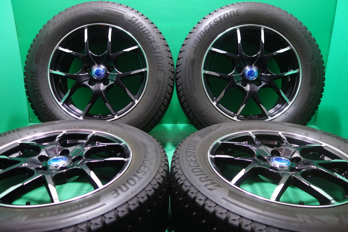 K1492-19 送料無料 225/65R17 スタッドレス 4本セット ブリヂストン 8