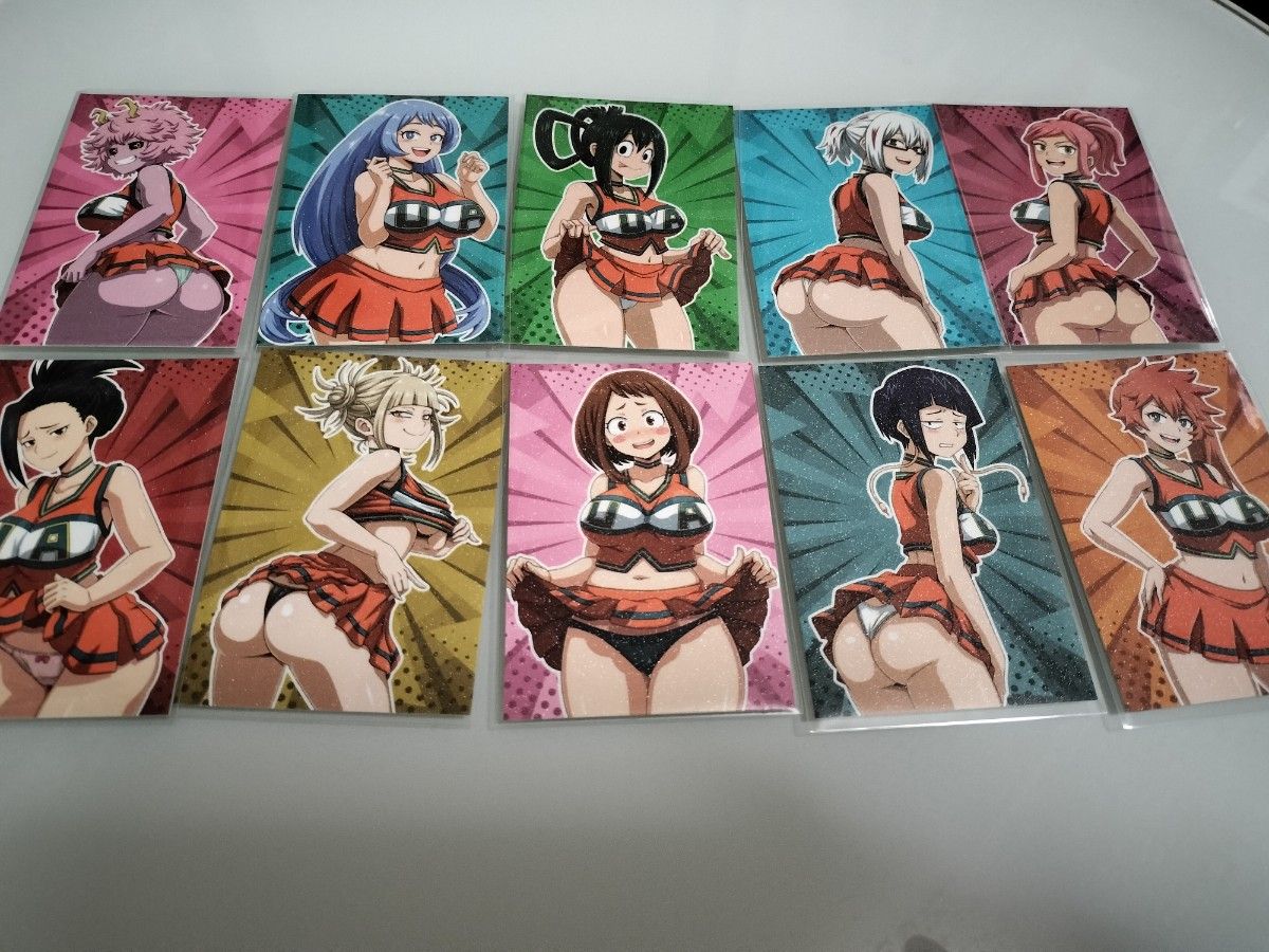 ACG 美少女 ヒロアカ キラカード10枚セットA 同人 Sexy 海外製 acgカード