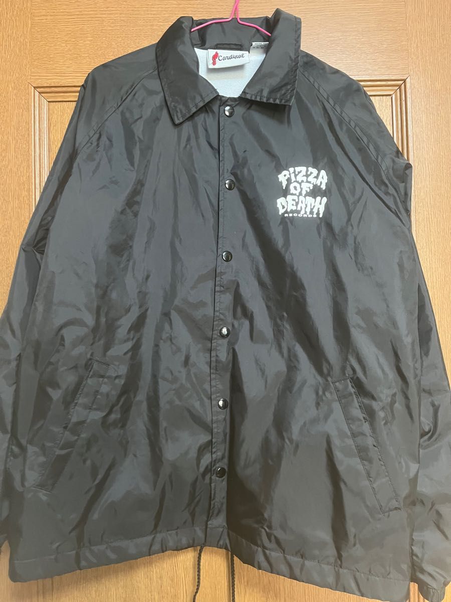 PIZZA OF DEATH 裏ボアコーチジャケット M 横山健 ステッカー付 PIZZA OF DEATH 裏ボアコーチジャケット M 横山健 ステッカー付