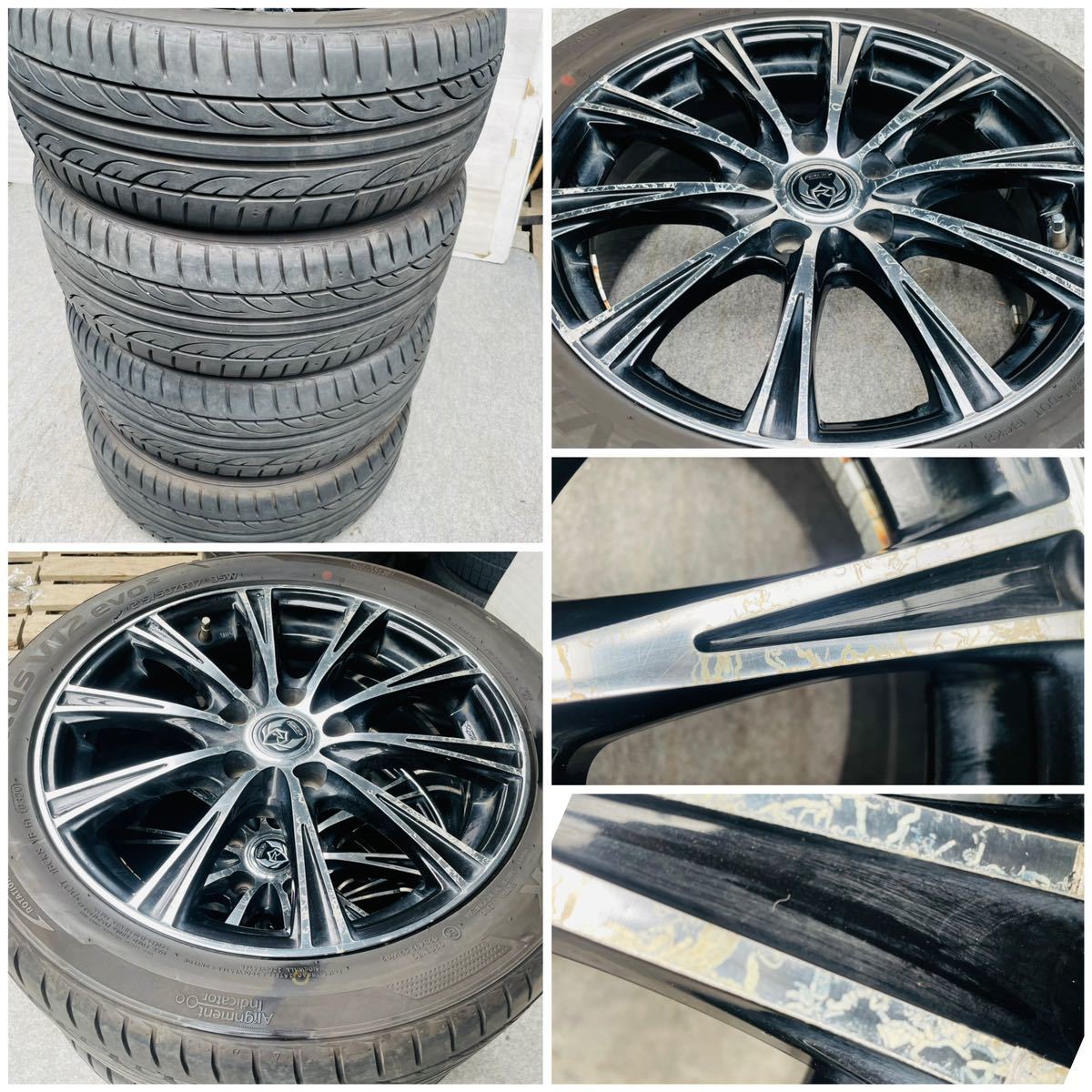 WEDS RIZLEY ライツレー 17インチ×7J＋48 PCD114.3/5穴HANKOOK 215/50ZR17ラジアル4本。ノア ヴォクシーオデッセイ マツダ3 CX-5 CX-30 等_画像10