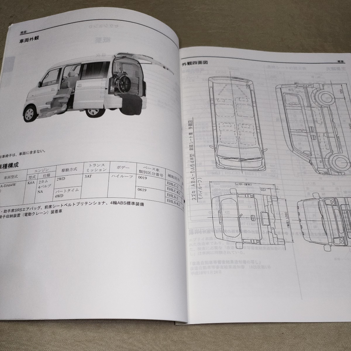  service manual EVERY going up and down seat car DA64W( modified ) summary * maintenance compilation 2006.2 Every / Every 