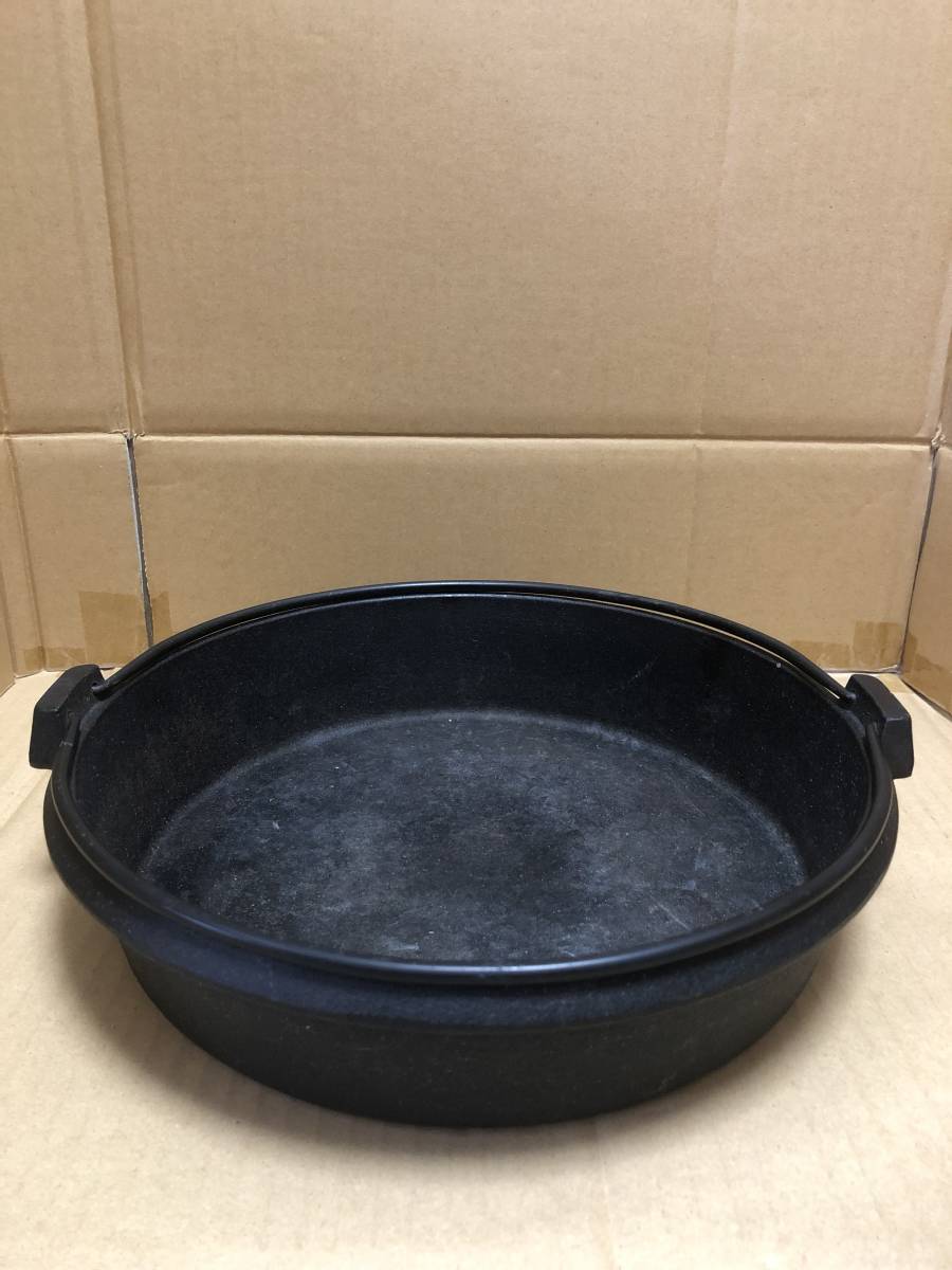 南部.池水　すき焼き鍋　鉄器　調理器具　説明にご覧ください_画像7