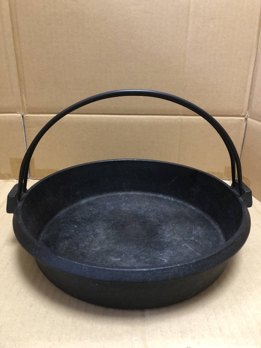 南部.池水　すき焼き鍋　鉄器　調理器具　説明にご覧ください_画像8