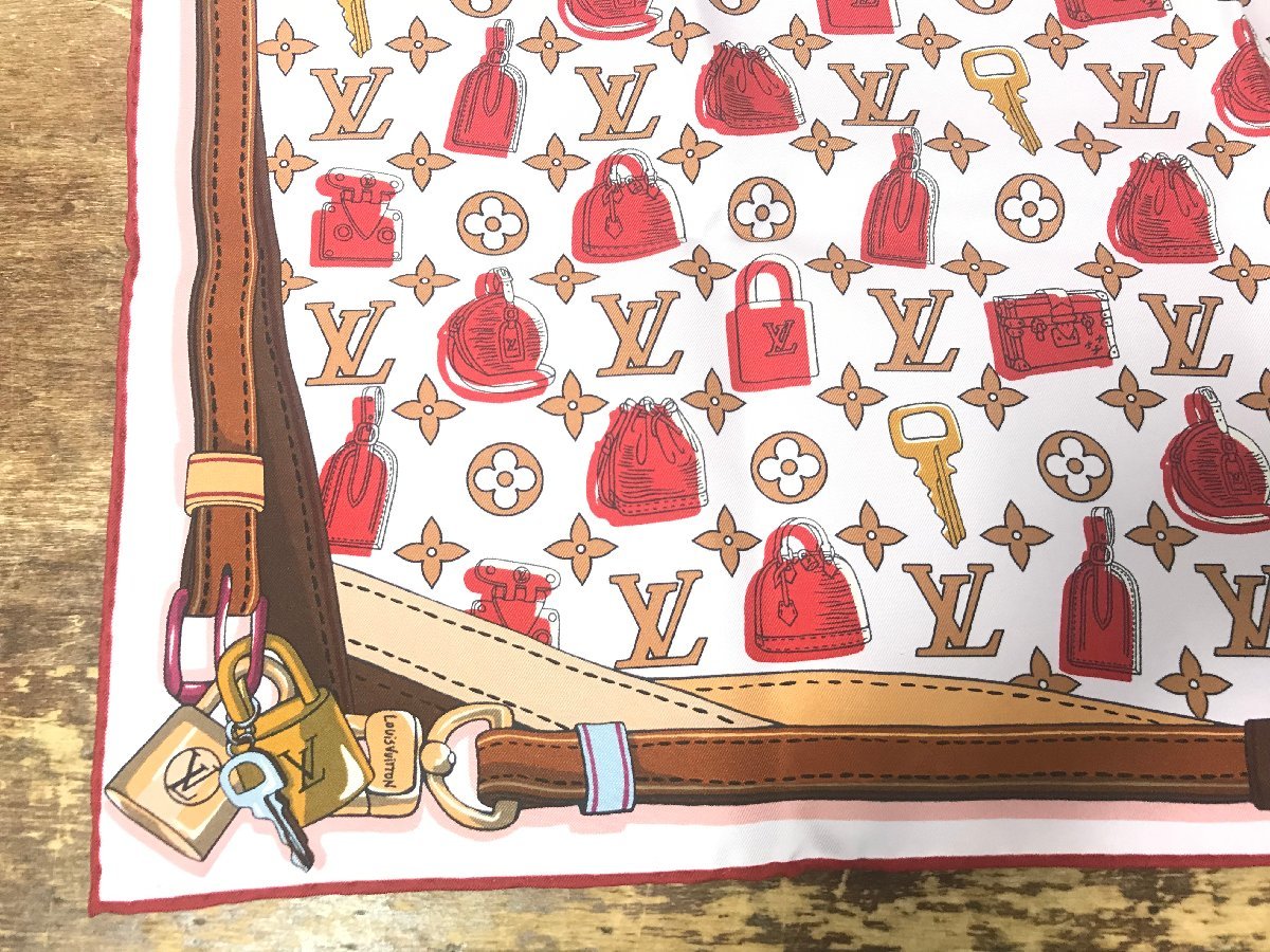 ルイヴィトン LOUIS VUITTON LV カレ クレイジー イン ロック スカーフ