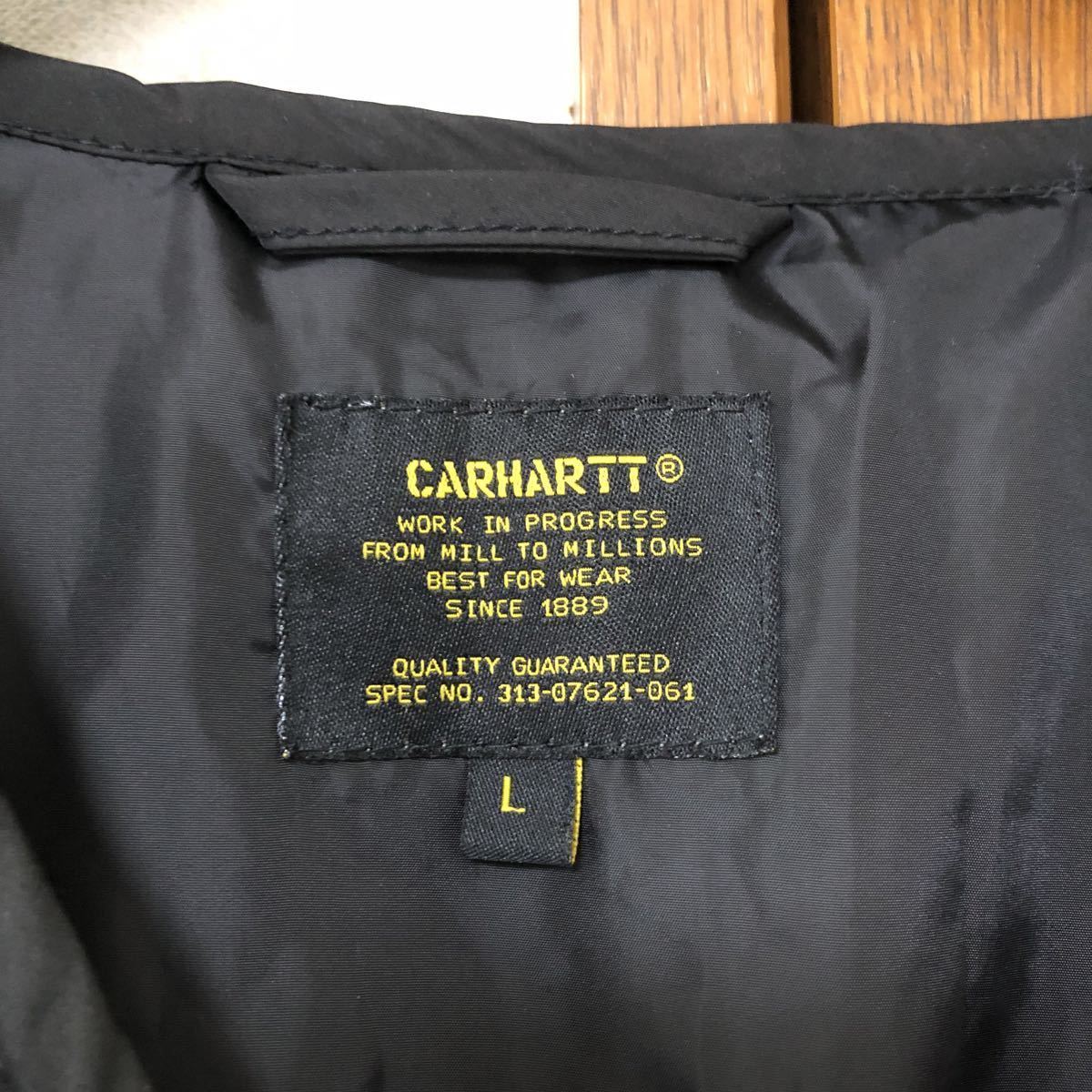 即決 carhartt GARRISON LINER ジャケット ブラック_画像6