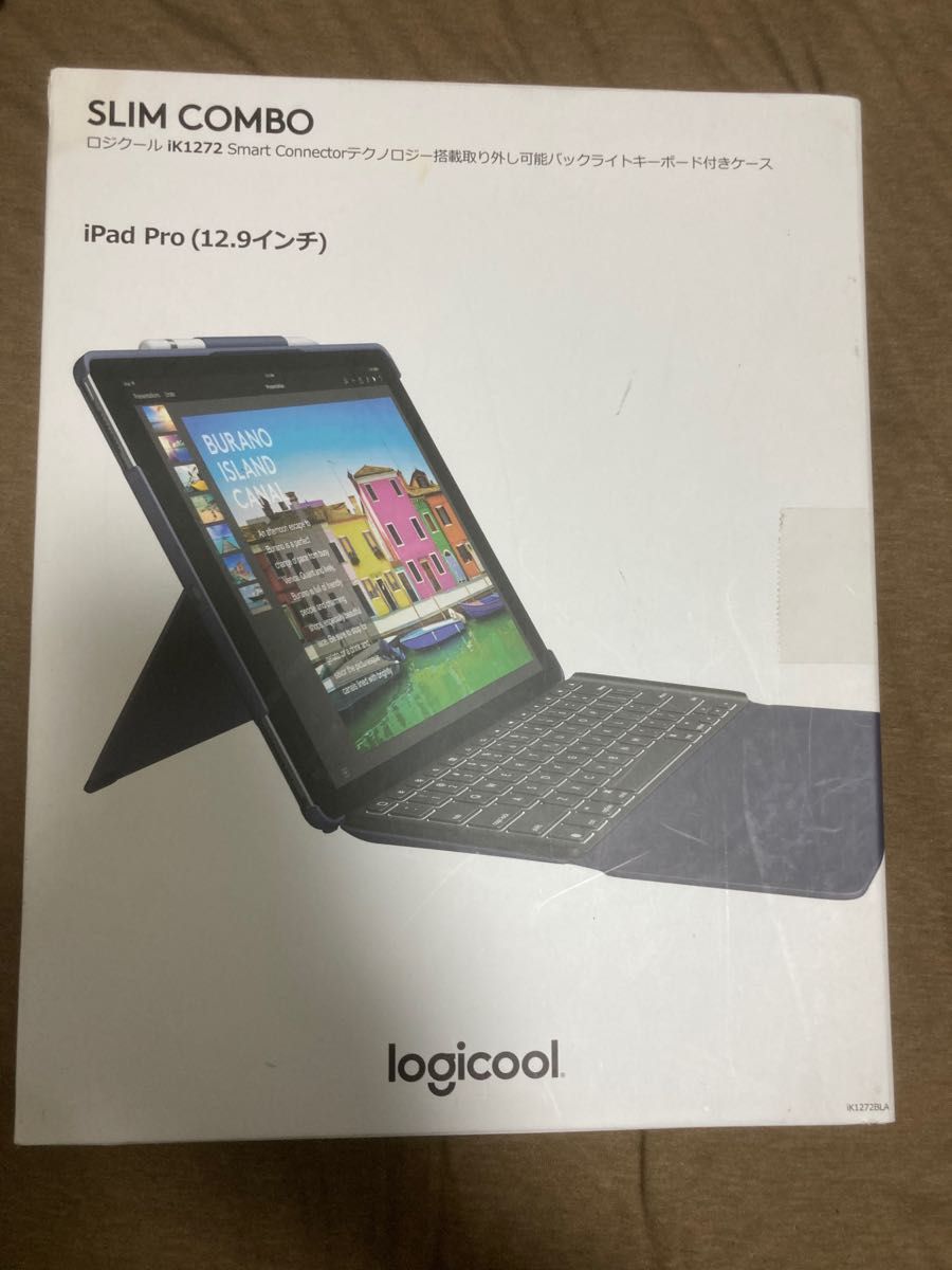 ジャンク品！　Logicool IK1272BKA iPad pro 12.9 SLIM COMBO バックライトキーボード