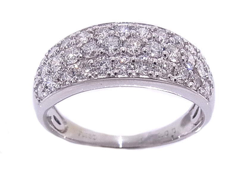 指輪 Pt950 プラチナ ダイヤリング 合計1.00ct 【】【程度A】【質屋