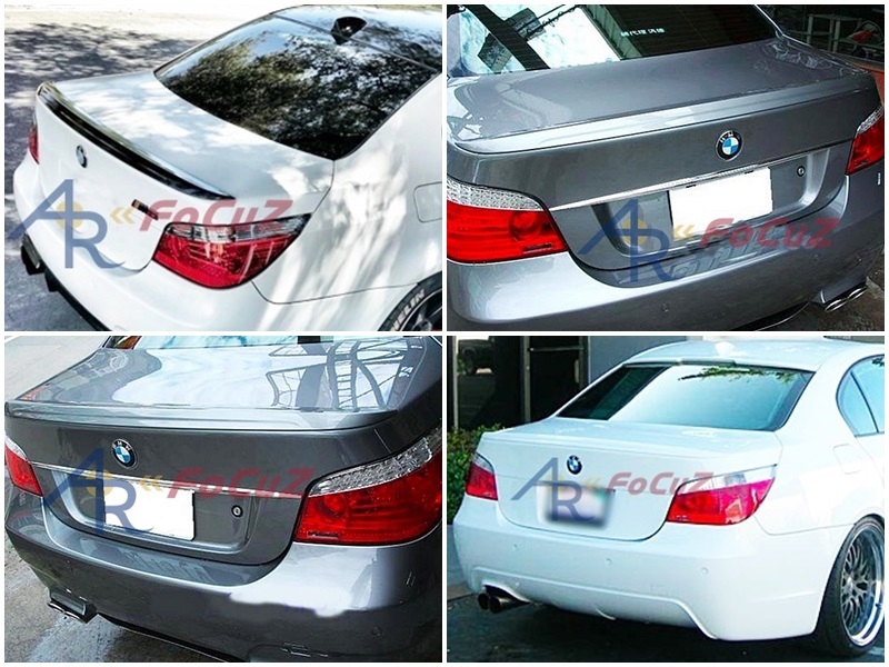 BMW 5シリーズ E60 セダン リアトランクスポイラー ABS 色無 素地 M5_画像1