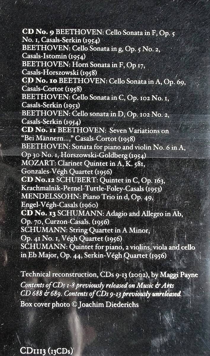 ★極稀10CDペーパーBOX★Jahanna Martzy Bach Beethoben Mozart Schubert Mendelssohn Violin ヨハンナ マルツィ ヴァイオリン バッハ_画像5