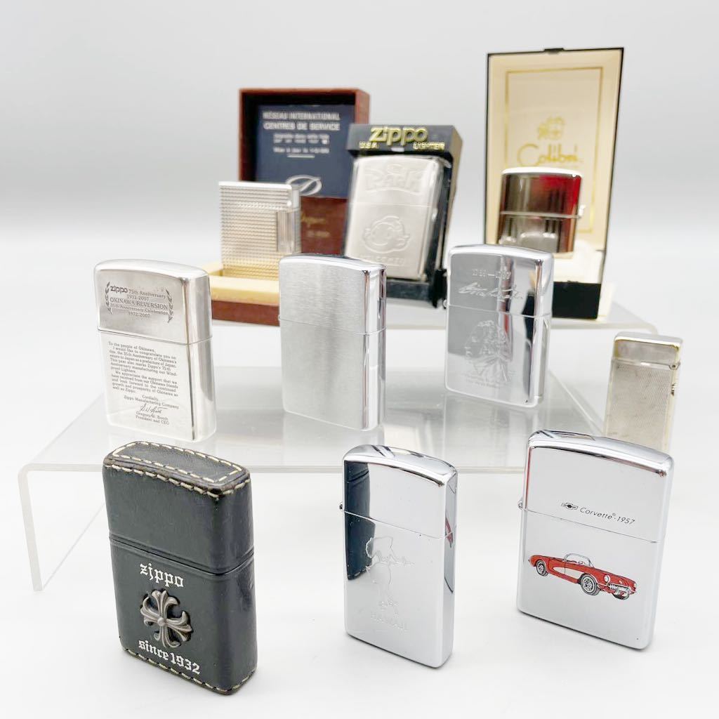 Dupont デュポン シルバー ピラミッド ZIPPO ジッポ dunhill ダンヒル