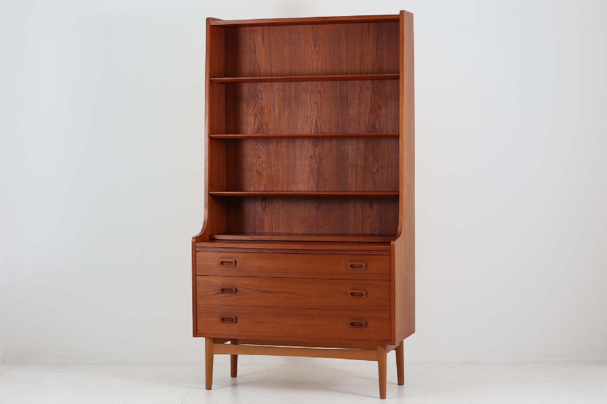  Denmark made display shelf / display shelf cheeks material × oak material Northern Europe furniture Vintage 