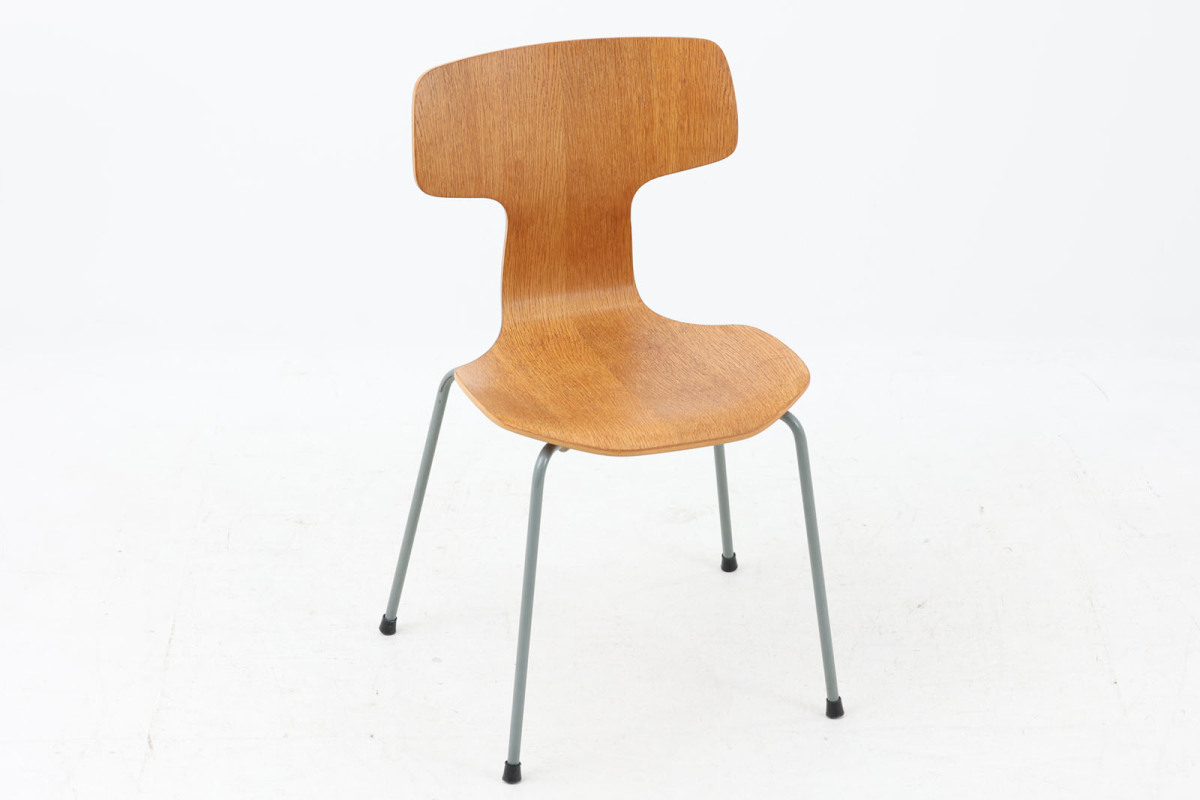 Fritz Hansen(フリッツ・ハンセン)　Ｔチェア　オーク材　Arne Jacobsen(アルネ・ヤコブセン)　北欧家具ビンテージ_画像3