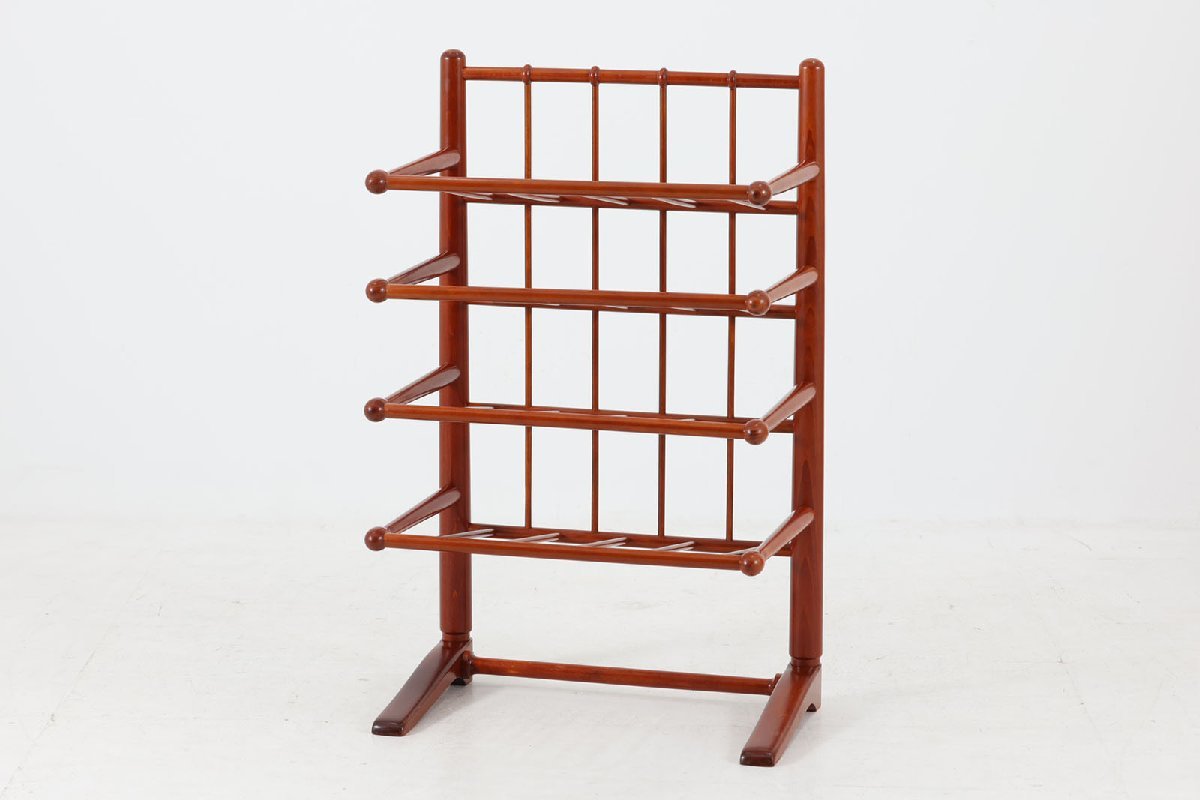  rare Frits Henningsen magazine rack Denmark made Northern Europe furniture Vintage 