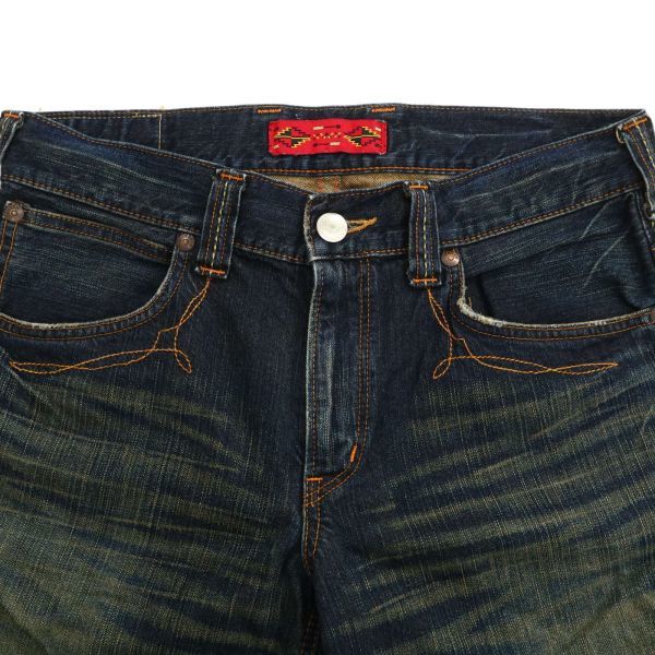 EDWIN Edwin 4527 весна лето XV серии * срезана отделка off Western Denim шорты джинсы Sz.32 мужской C3B01746_4#P