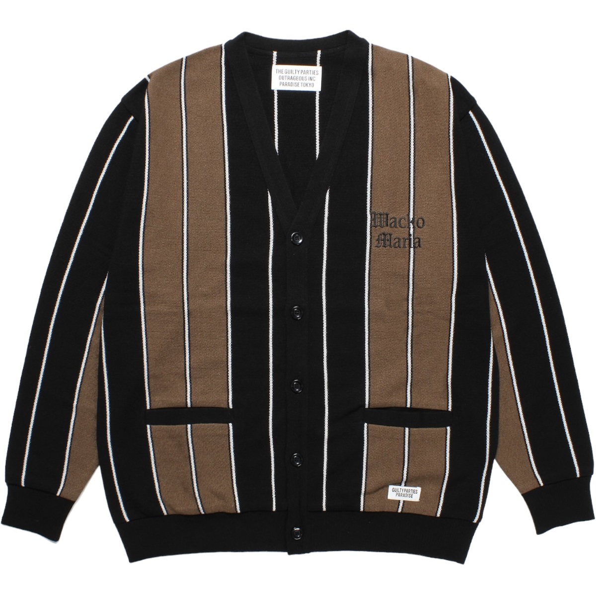 最終値下げ STRIPED WACKOMARIA CARDIGAN L トラウザー ベルベット