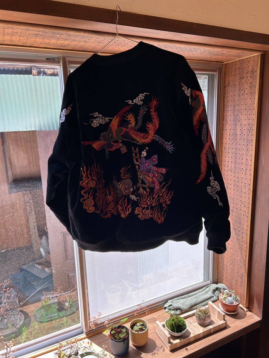 オスティアジャパン 衣 スカジャン 八百屋お菊 新品未使用 M オスティアジャパン 衣 スカジャン 八百屋お菊 新品未使用 M