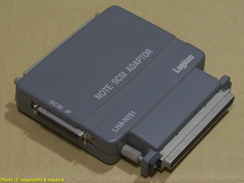 Logitec LHA-N151 －－ NEC PC-9800系ノートパソコン、110ピン拡張コネクタに接続するSCSI インターフェース (ジャンク出品です)_画像1