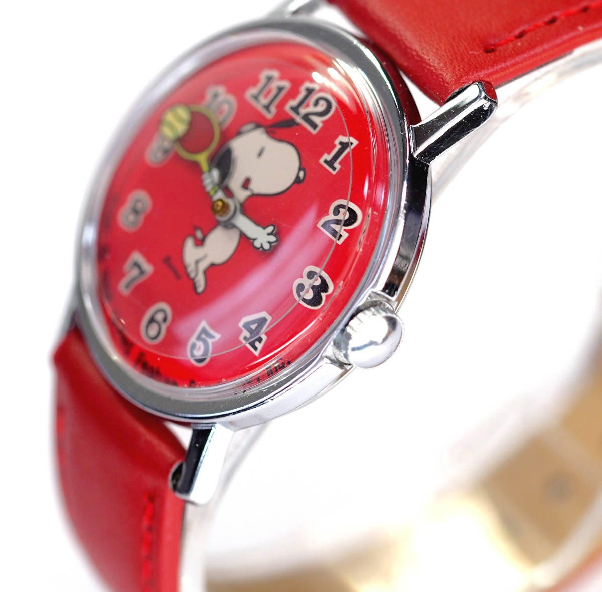 稼働 整備済み 美品 スヌーピー TIMEX 機械式 手巻き 腕時計 1970年代