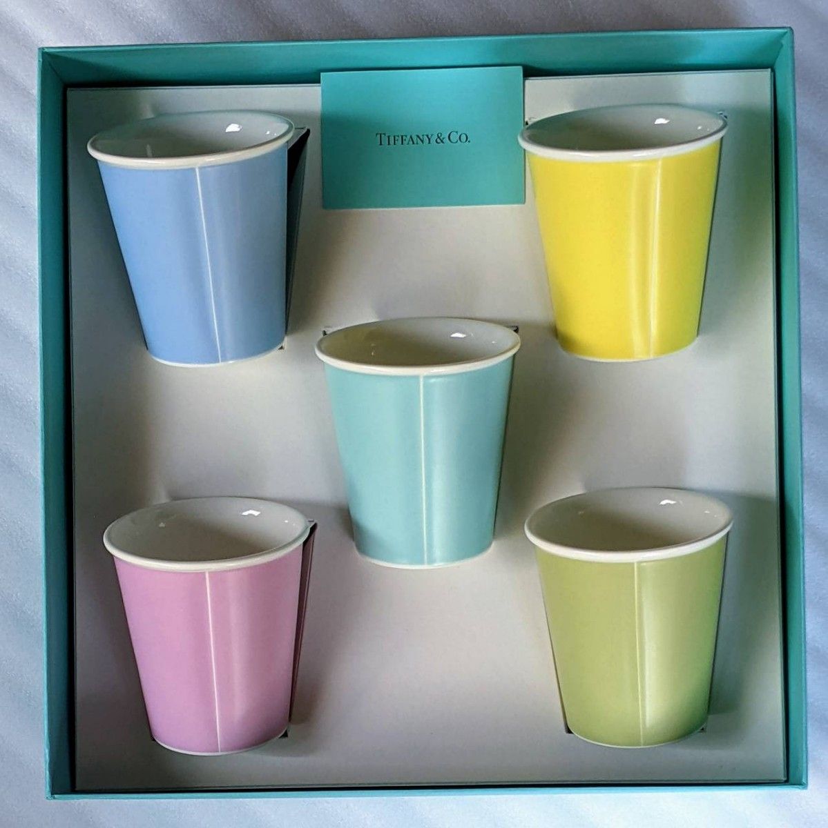 ティファニー ボーンチャイナ TIFFANY&Co ペーパーカップ 紙コップ