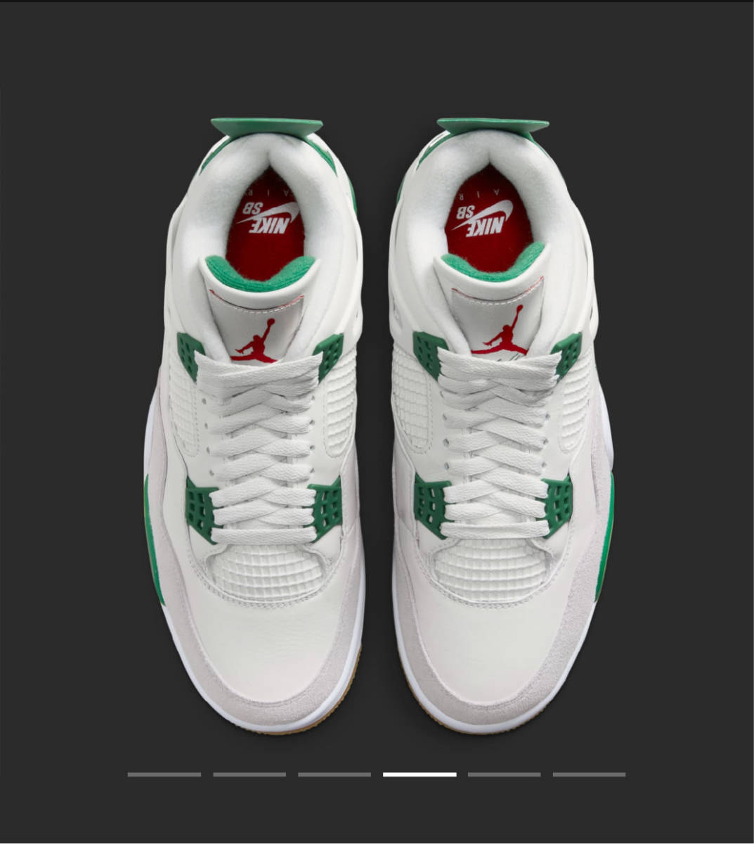 新品未使用 NIKE SB AIR JORDAN 4 RETRO AJ4 PINE GREEN US10 ナイキ