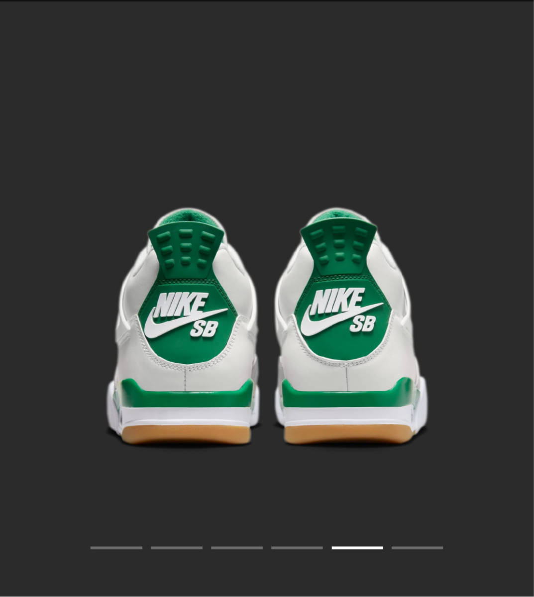 新品未使用 NIKE SB AIR JORDAN 4 RETRO AJ4 PINE GREEN US10 ナイキ