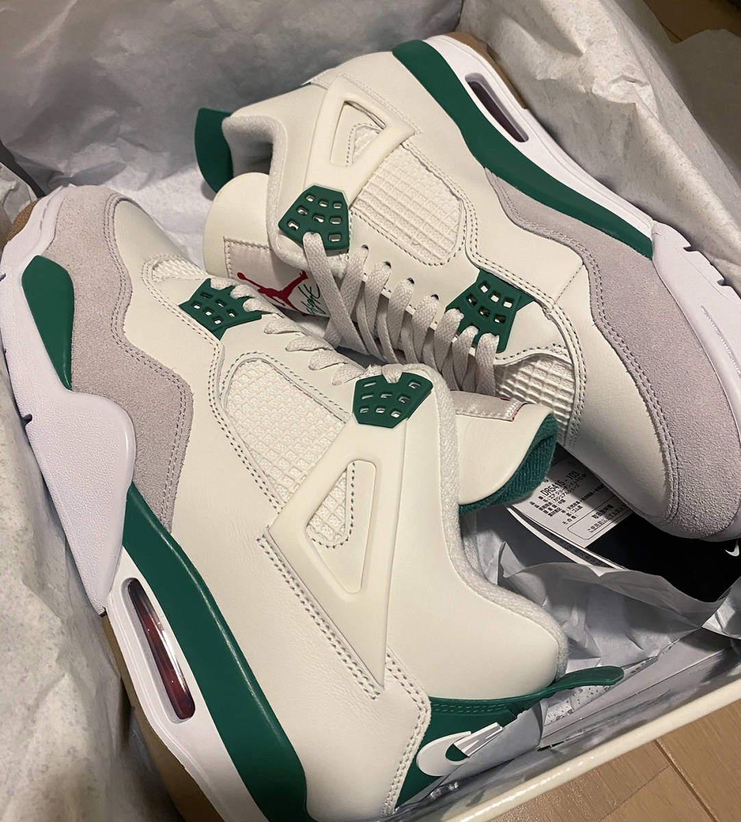 新品未使用 NIKE SB AIR JORDAN 4 RETRO AJ4 PINE GREEN US10 ナイキ