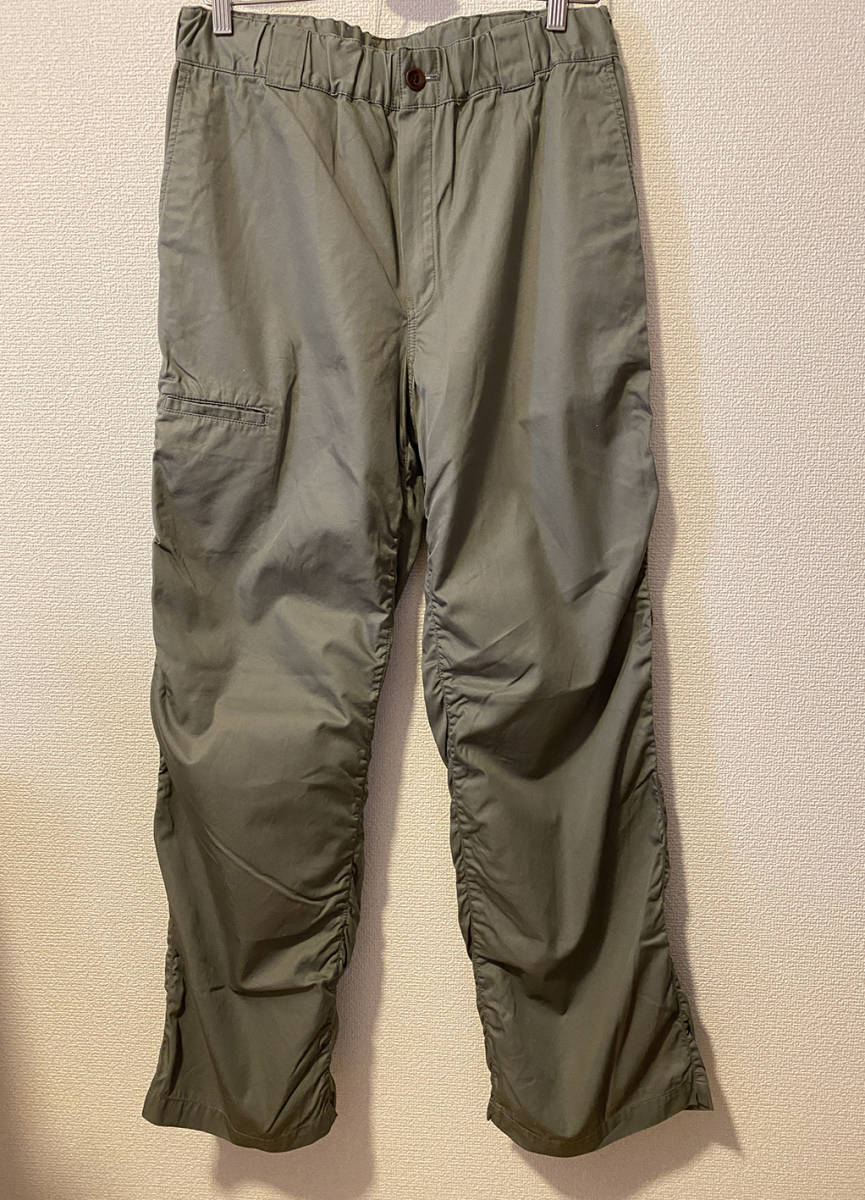 UNDERCOVERISM WORK PANTS C.GRAY アンダーカバーイズム パッカリング ギャザー ワーク パンツ サイズ3 UNDERCOVER アンダーカバー_画像1