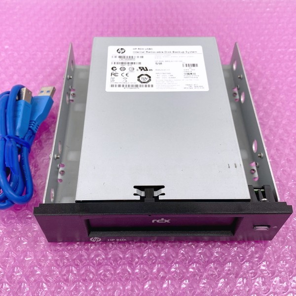 @XE338 鯖祭り 秋葉原万世鯖本舗 HPE ProLiant 5インチベイ内蔵用 RDX USB3ドライブ 正常動作品 P/N:695143-001_画像1