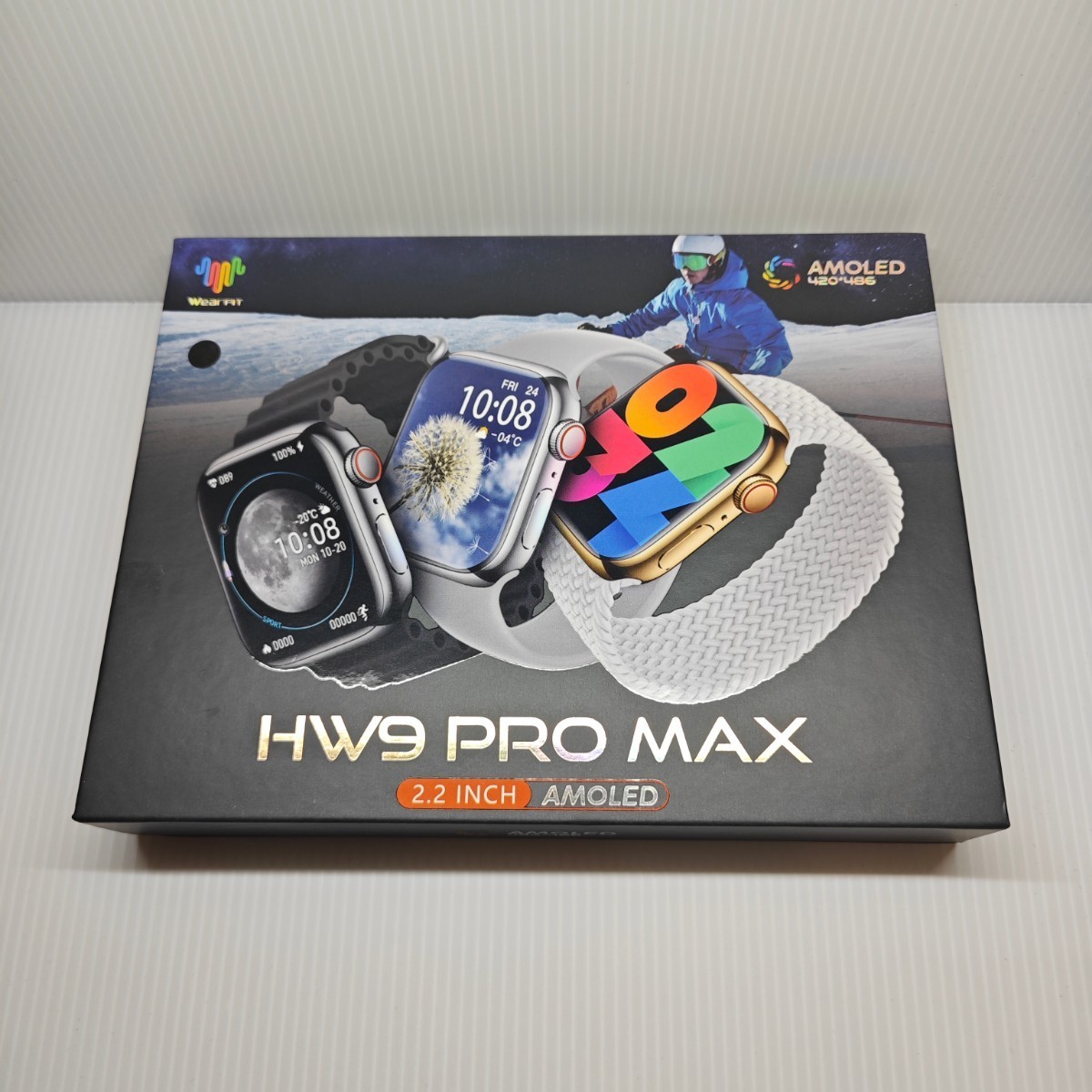 HW9 PRO MAX スマートウォッチ ブラック デモ使用済-