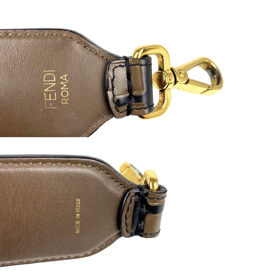 美品□FENDI フェンディ ストラップユー ミニ ショルダー バッグ