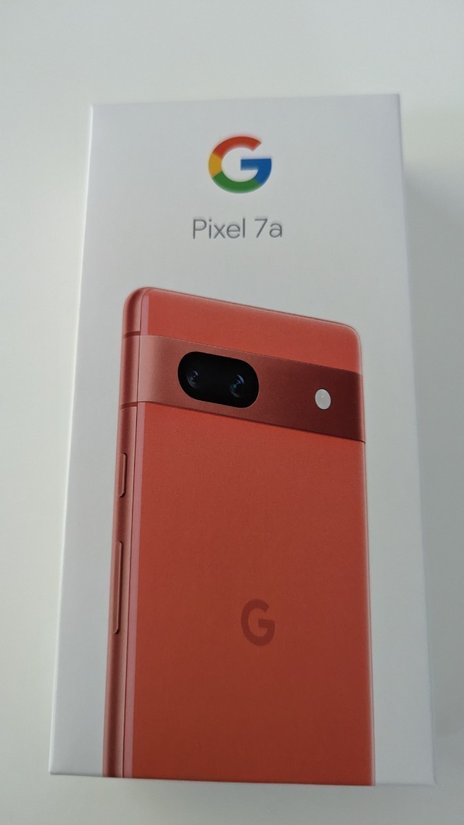Google Pixel7a 128GB Coral SIMフリー 特典付 送料無料 グーグル ピクセル7a 美品
