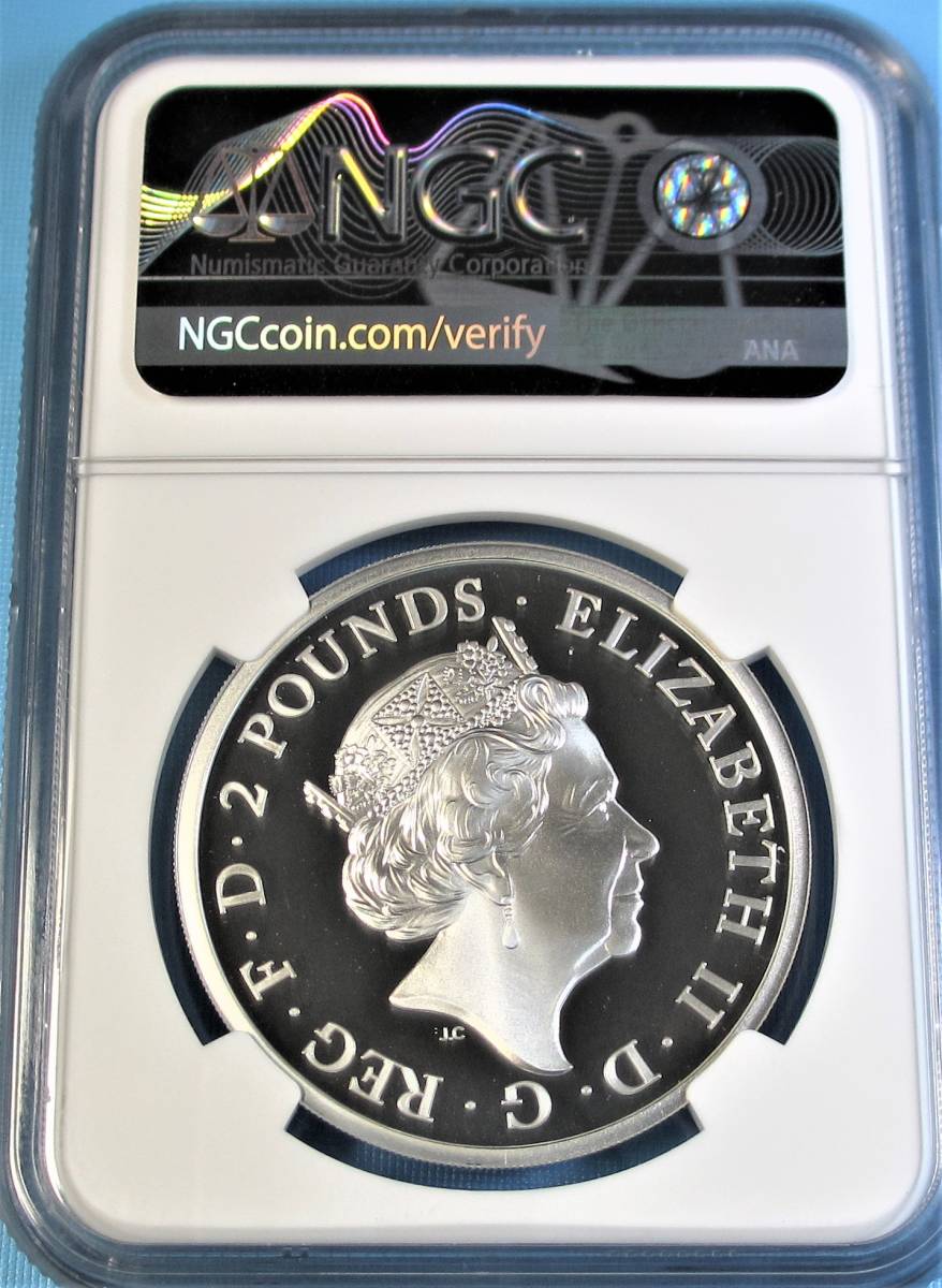 大得価最新作 ☆NGC☆最高鑑定☆2016 MS70 イギリス 銀貨 20ポンド