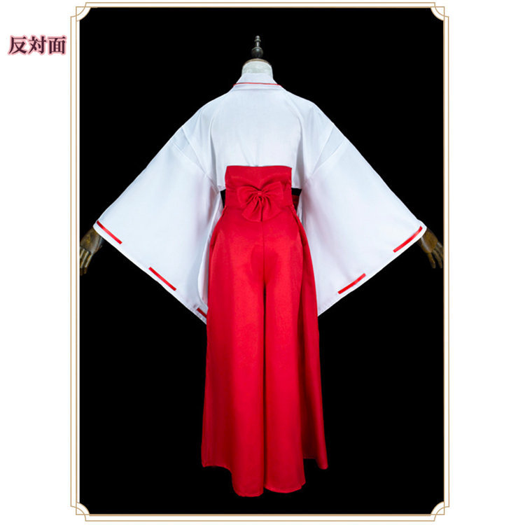 [2 put on set ]!!. woman san equipment bundle cosplay high quality costume 7 point set Inu Yasha .. woman [ M size ]!!