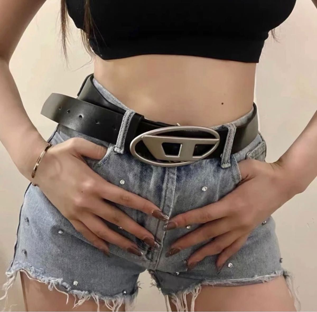 新品未使用 DIESEL ディーゼル ベルト ブラック ユニセックス 新品未使用 DIESEL ディーゼル ベルト ブラック ユニセックス