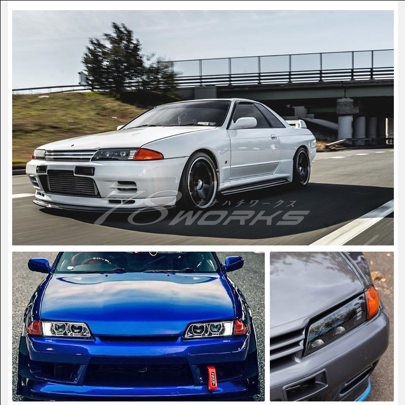 R32 スカイライン プロジェクター ヘッドライト ブラック 前期 後期 2