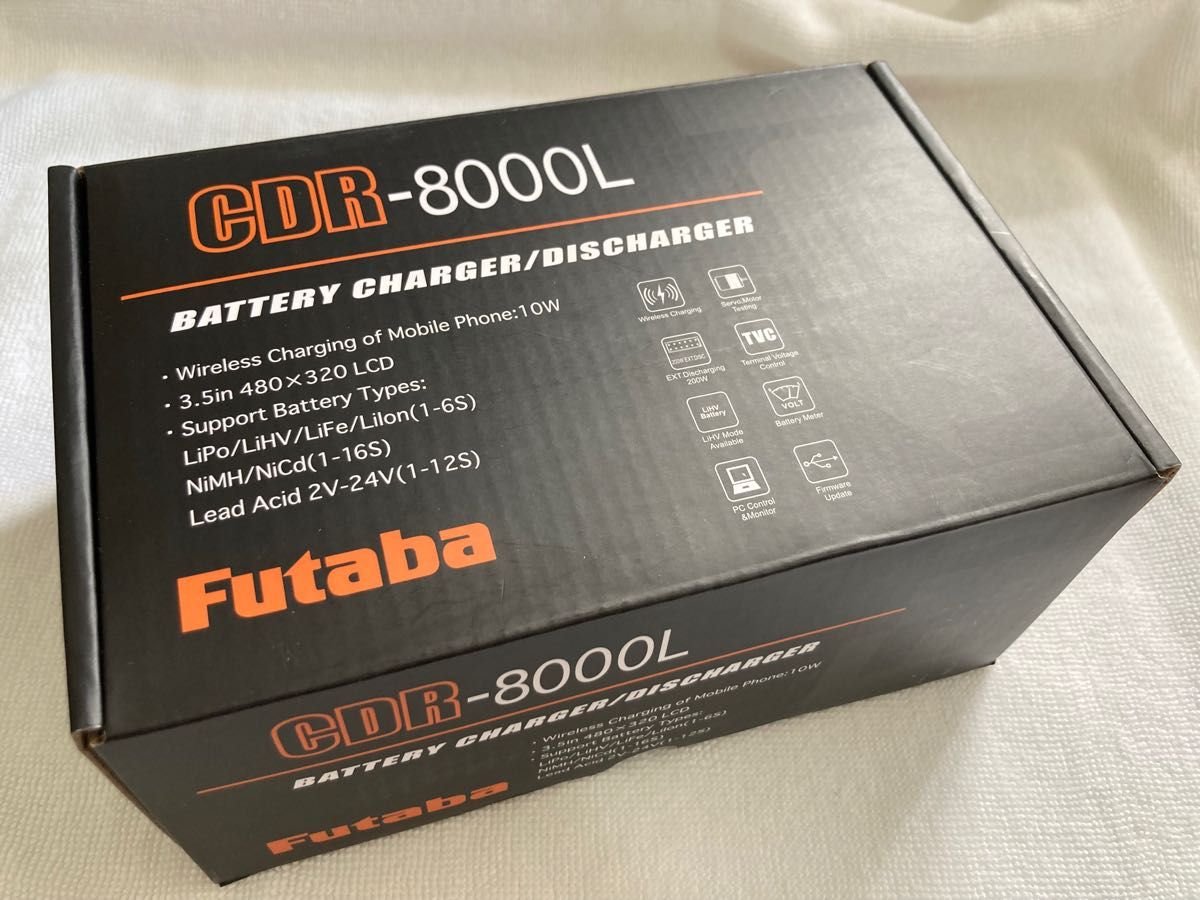 双葉 FUTABA CDR-8000L 600W充電器＋4Sリポバッテリーセット
