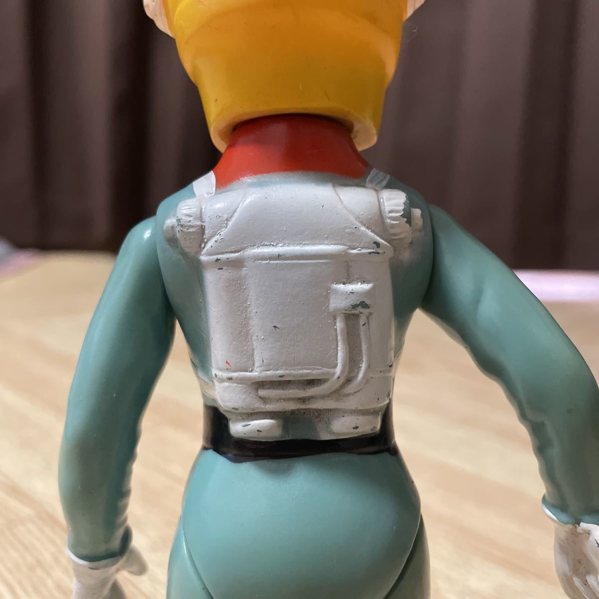 当時物 キャプテンウルトラ アカネ隊員 マルサン ソフビ 昭和 当時物 キャプテンウルトラ アカネ隊員 マルサン ソフビ 昭和