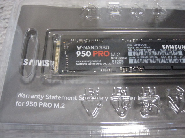 SAMSUNG☆SSD 950 PRO M.2☆512GB NVM Express☆動作現状品 送料無料！！_画像9