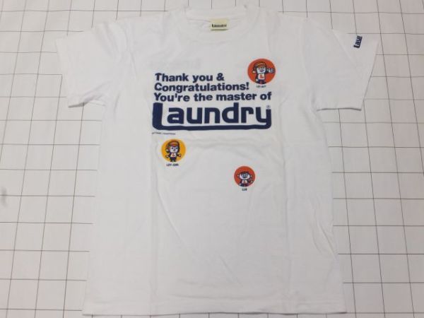 ◆Tシャツ 半袖 サイズ(S) Laundry(ランドリー)非売品◆新品 同梱可 ノベルティ スタンプカード ポイント プレゼント ボーイ ガール リトル_画像1