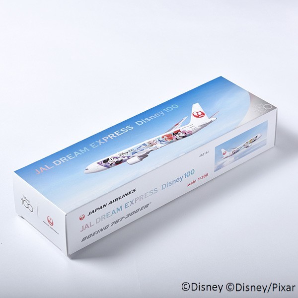  prompt decision! new goods limitation Japan Air Lines JAL DREAM EXPRESS Disney100 1/200 BOEING 767-300ER Disney 100 anniversary snap in model model plain 