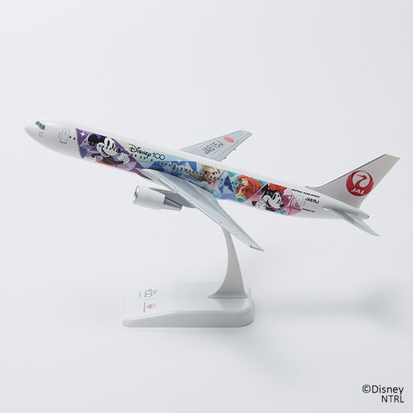  prompt decision! new goods limitation Japan Air Lines JAL DREAM EXPRESS Disney100 1/200 BOEING 767-300ER Disney 100 anniversary snap in model model plain 