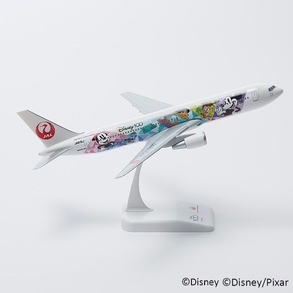  prompt decision! new goods limitation Japan Air Lines JAL DREAM EXPRESS Disney100 1/200 BOEING 767-300ER Disney 100 anniversary snap in model model plain 