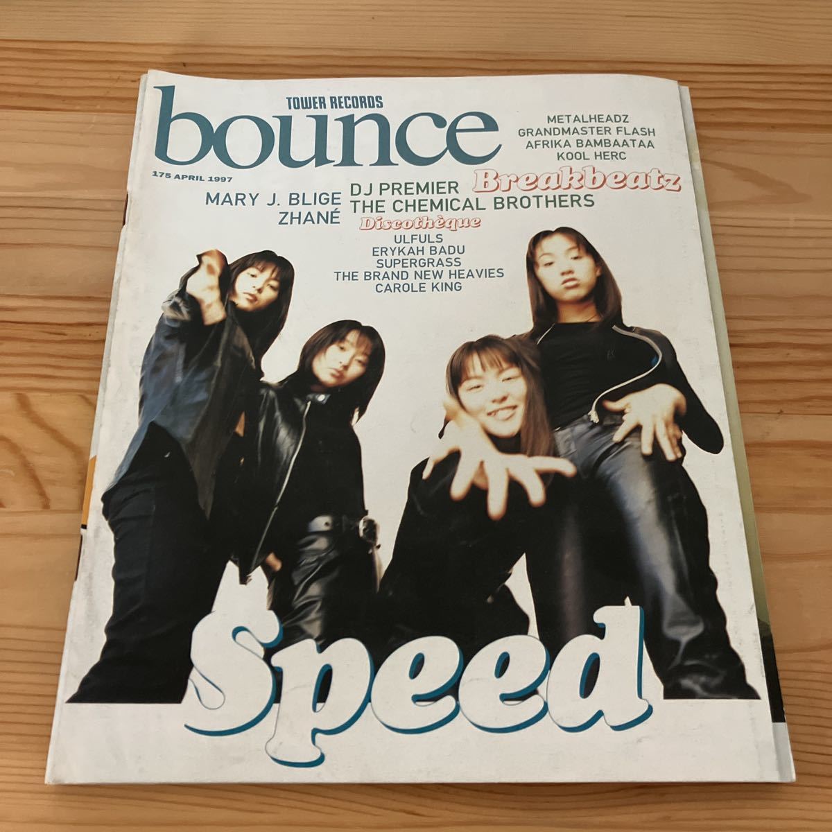 bounce タワーレコード 1997年4月号 175号 Speed Chemical Brothers_画像1