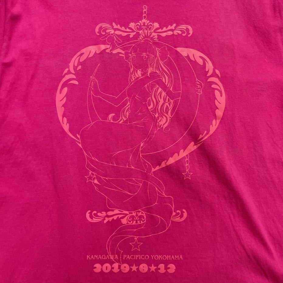 54 Tamura ...yukari tamura LOVE LIVE 2019 Twilight Chandelier crew neck short sleeves T-shirt Live concert voice actor size L 30516K