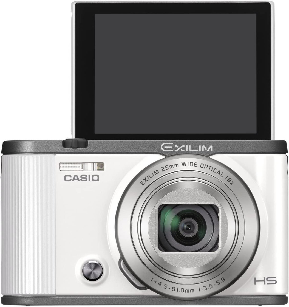 (中古品)CASIO デジタルカメラ EXILIM EX-ZR1750WE ツーリストモデル 自分撮りチル